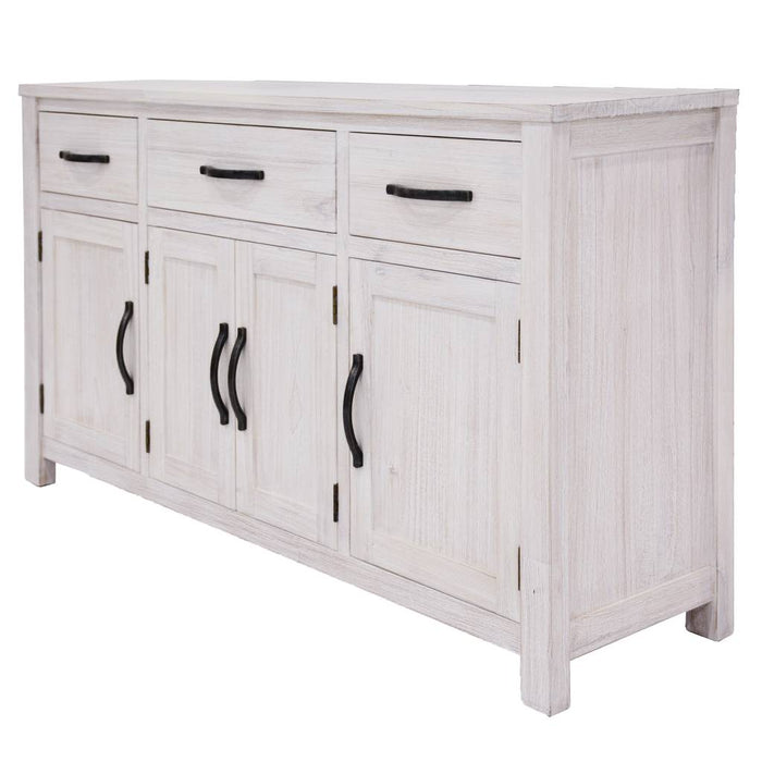 Florida 1.58m Sideboard Buffet - Acacia wood White Wash