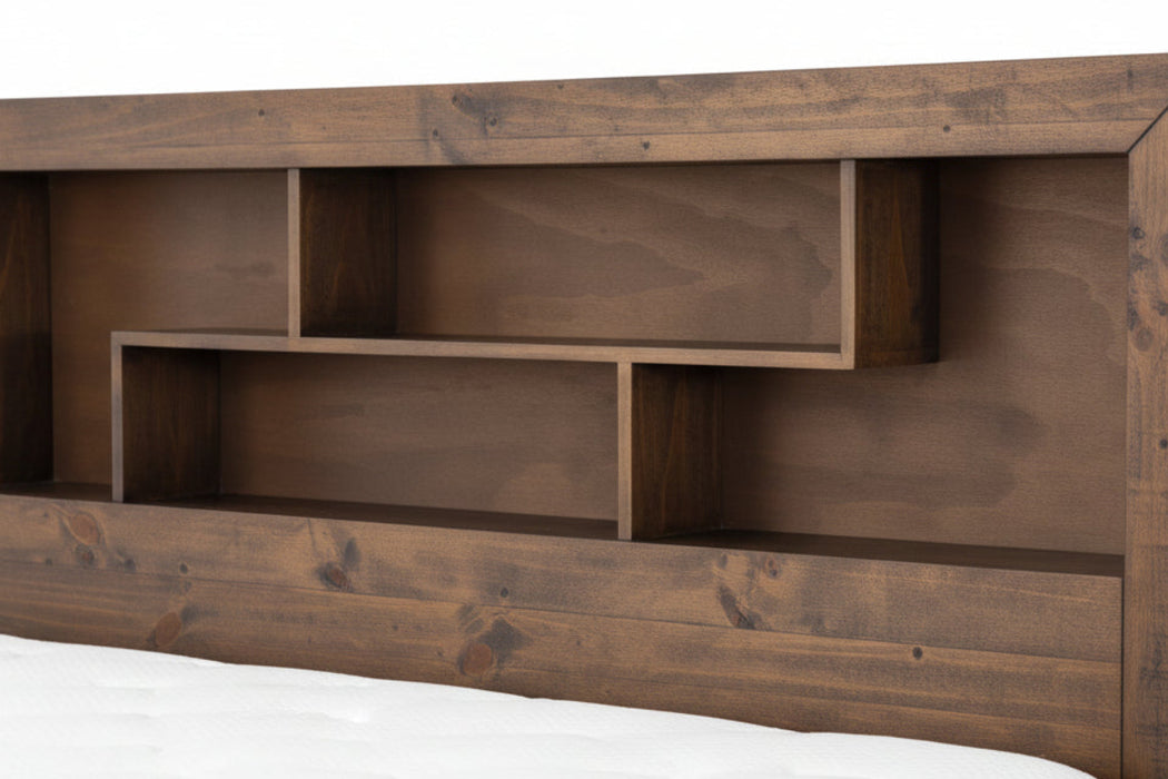 Sedona King Timber Bed with Storage