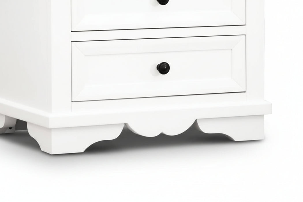 Sala 3 Drawer Bedside White