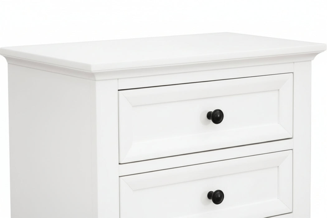Sala 3 Drawer Bedside White