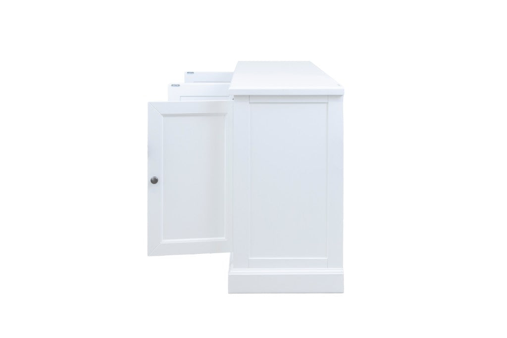 Port 4 Door Buffet in White , 180cm