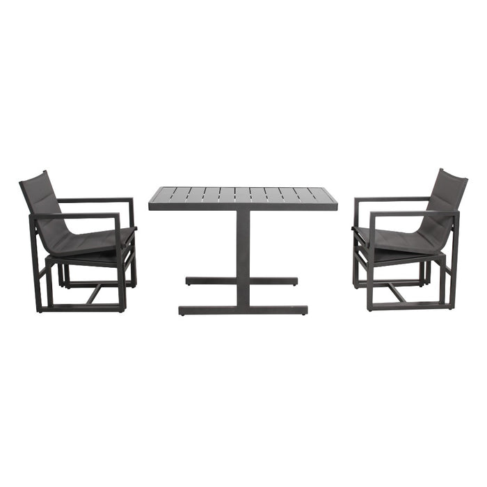 2 Seater Pluto Outdoor Set with Foot Stools