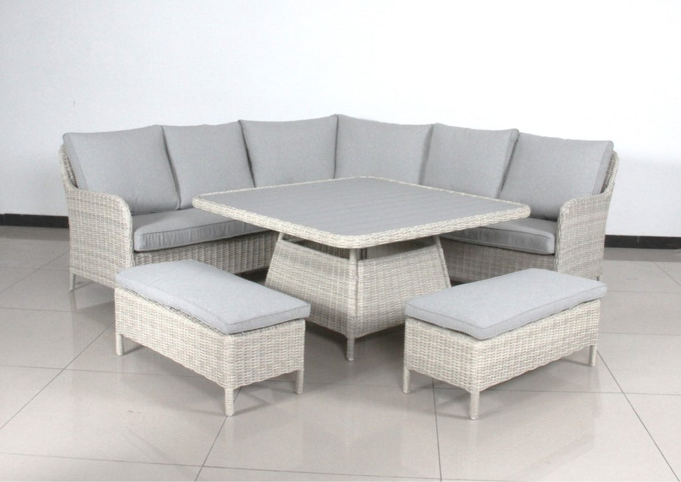 7 Seater Rusell Outdoor Lounge Set and Table