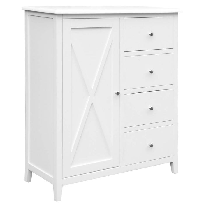 Hampton 90CM White Tallboy