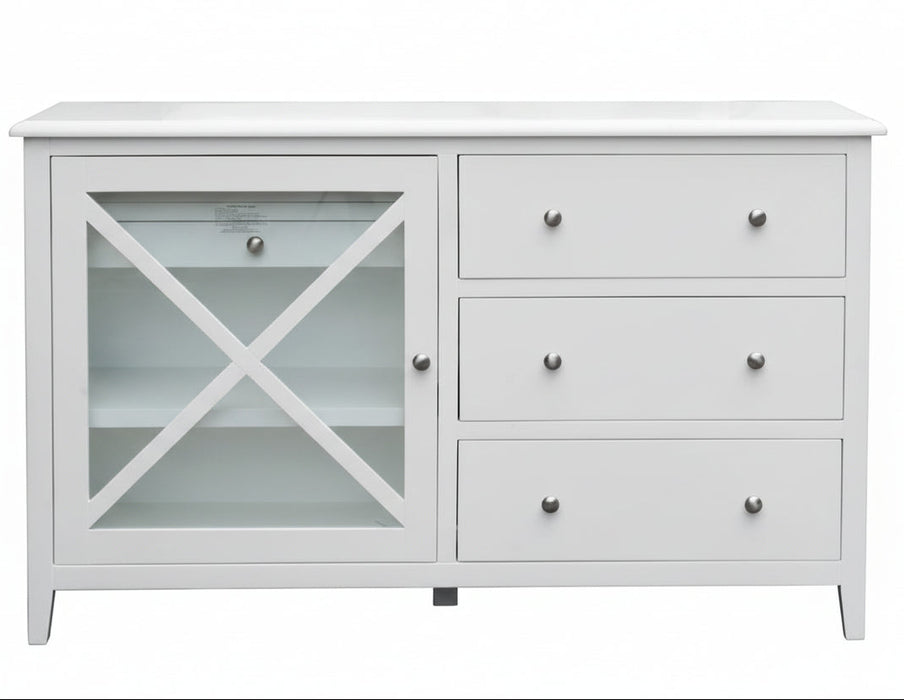 140cm Hampton White Sideboard Buffet