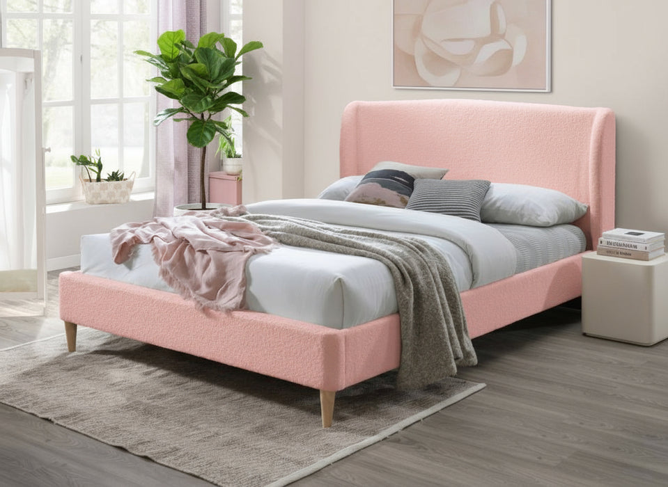 Cora  King Single Bed Frame - Pink
