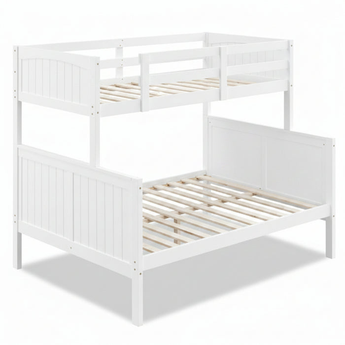 Neves Single Over Double Bunk Bed – White