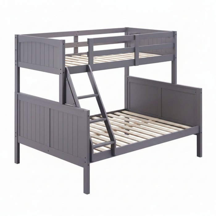 Neves Single Over Double Bunk Bed – Grey