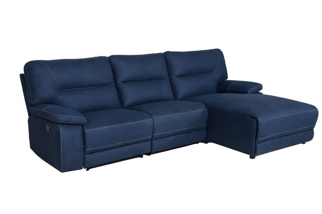 3 Seater Calamba Fabric Sofa with Right Hand Facing Chaise