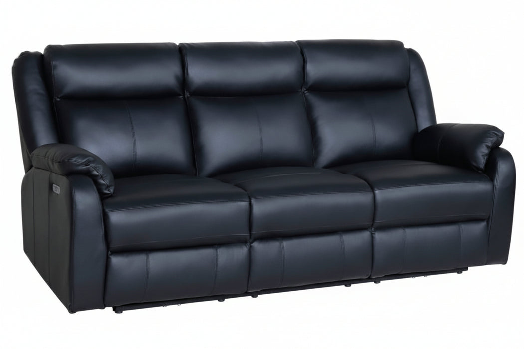 Summit 3 Seater Recliner Lounge in Full Leather