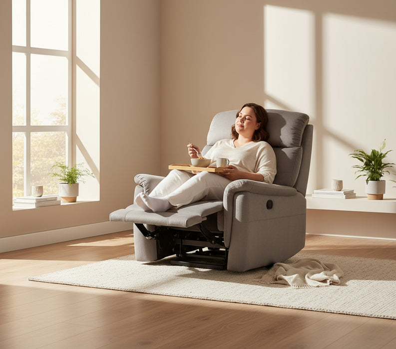 Texas Fabric Lift Chair - Dark Grey