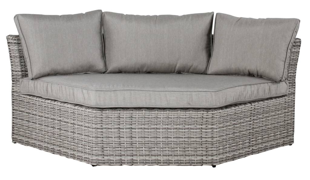 Amalfi Outdoor Corner Modular Lounge, Light Grey