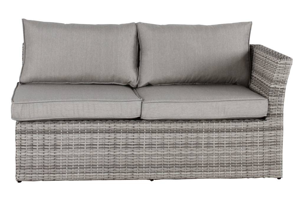 Amalfi Outdoor Corner Modular Lounge, Light Grey