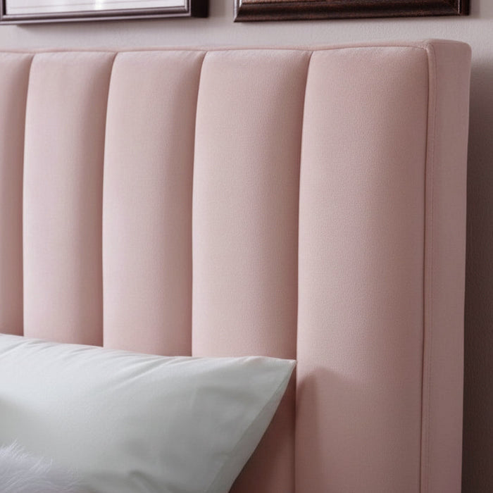 Jasmine King Single Pink Bed Frame