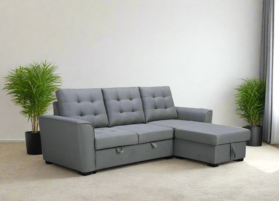 Arina 3 Seater Sofa Bed with Storage Chaise