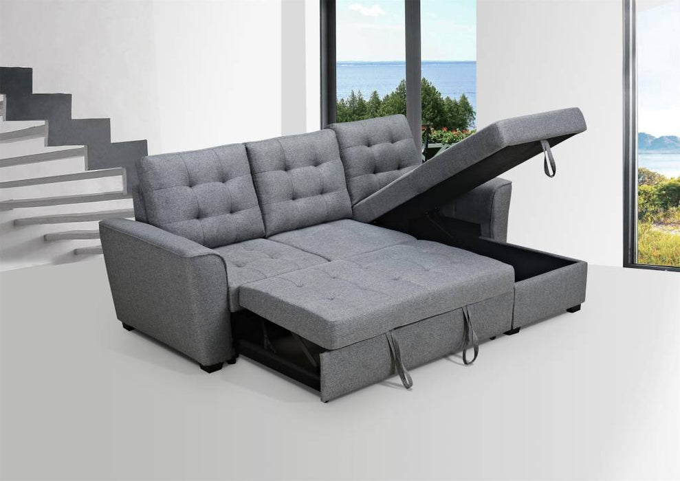 Arina 3 Seater Sofa Bed with Storage Chaise