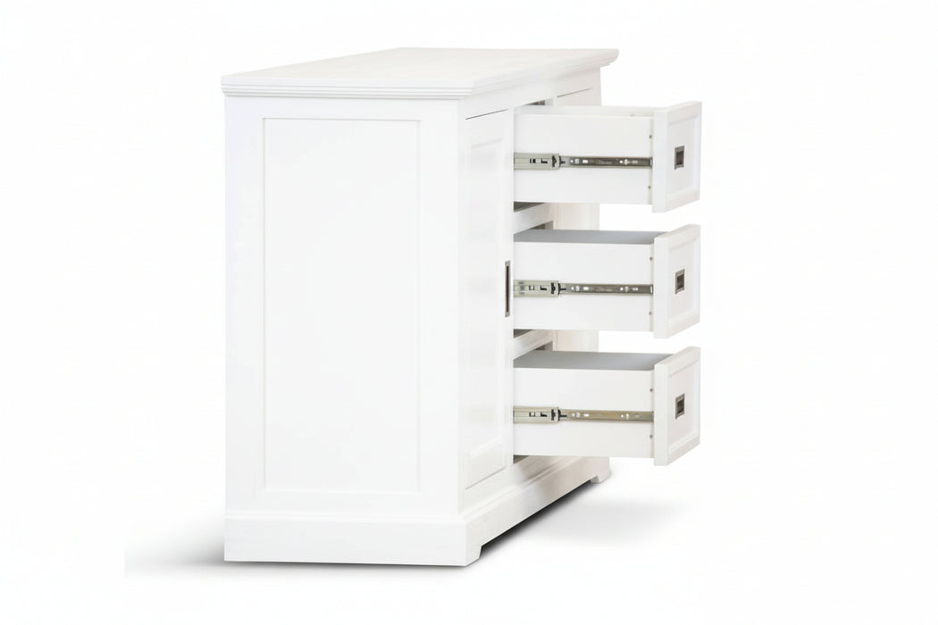 White Hamptons Sideboard Buffet 166cm