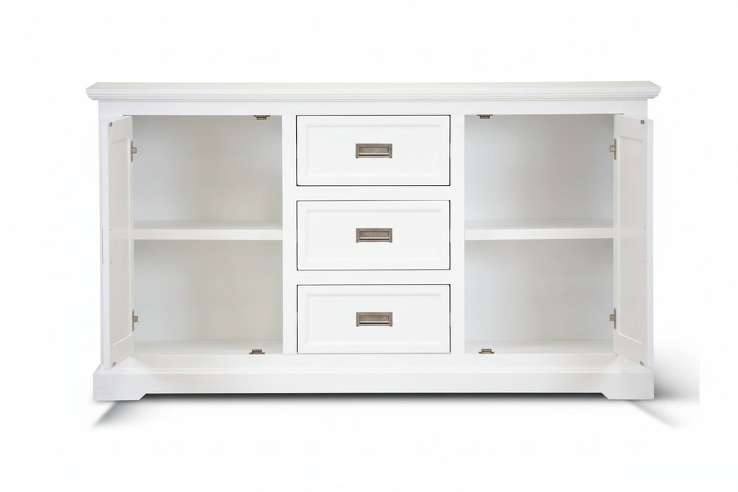 White Hamptons Sideboard Buffet 166cm