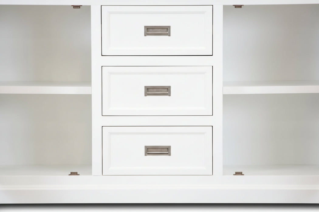 White Hamptons Sideboard Buffet 166cm