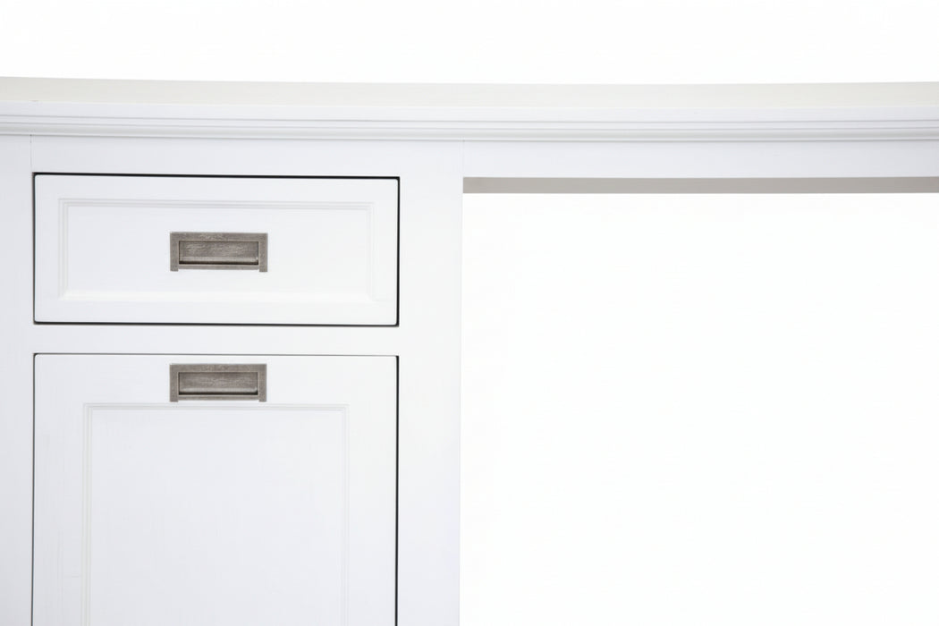 Coastal White Study Desk 150cm