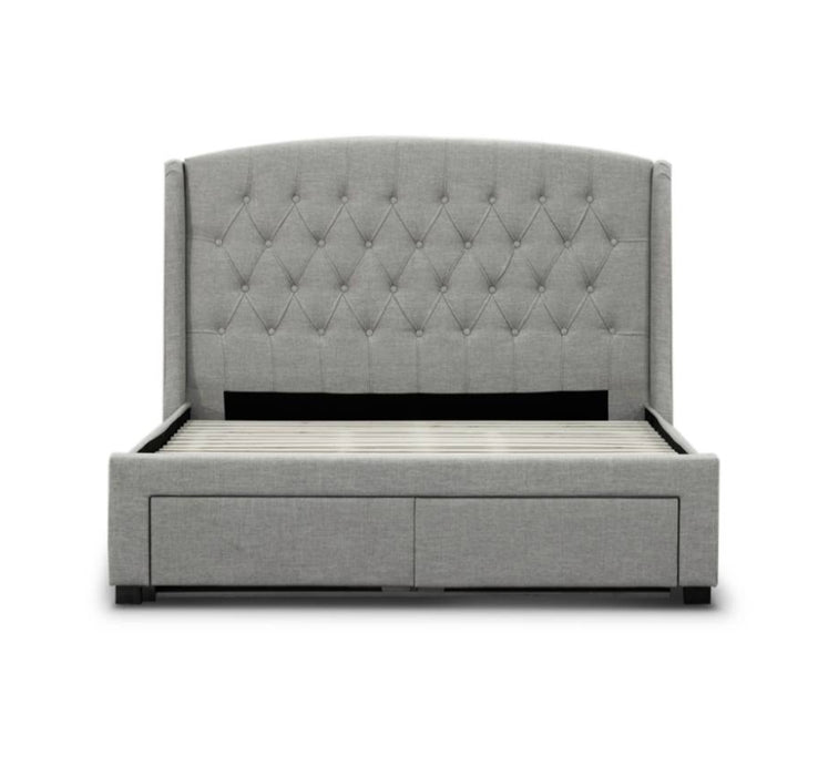 Honeydew Queen Bed Frame, Stone