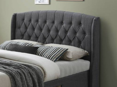 Honeydew Queen Bed Frame, Charcoal Grey