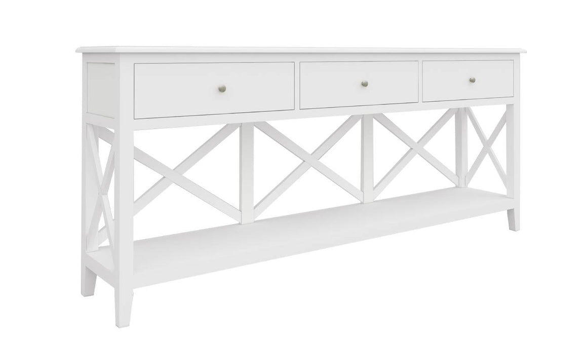 Hampton 3 Drawer Console Hallway Table