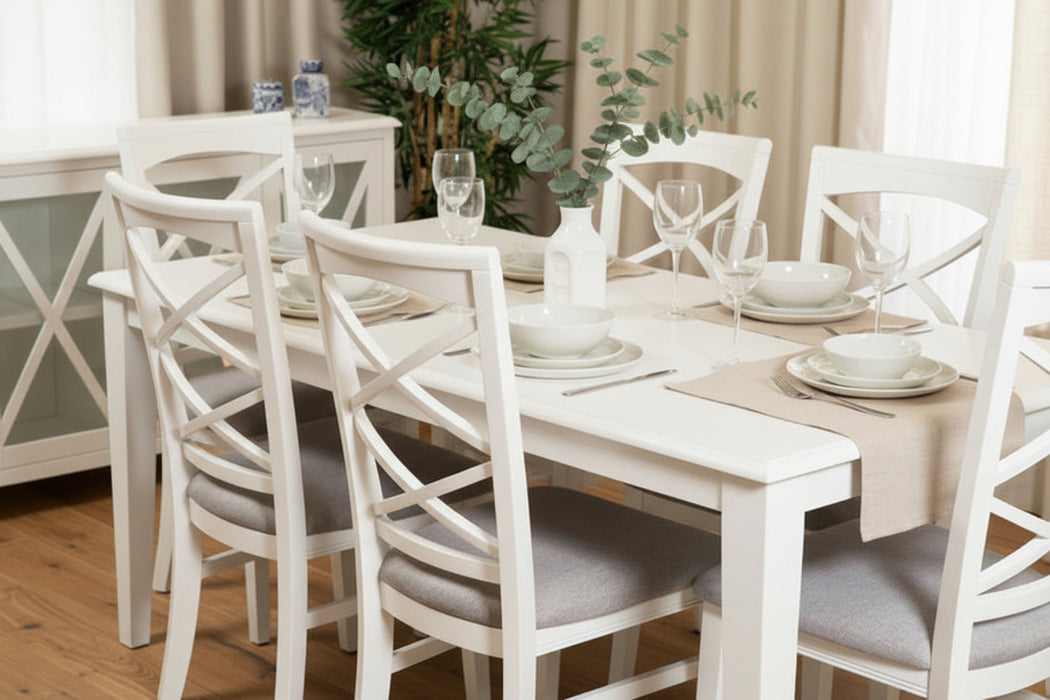 Hampton 7 Piece Dining Set 180cm