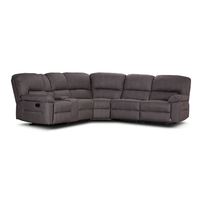 Jersey 3 Manual Recliner Corner Lounge Coffee