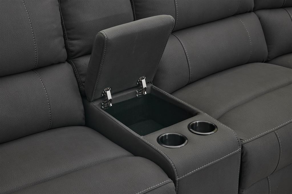 Hasting Corner Lounge with 3 Recliners