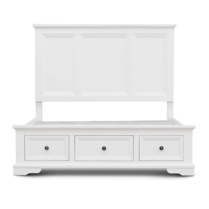 Sala King Bed Frame - White