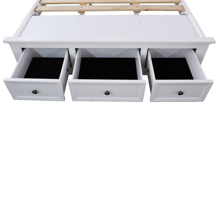 Sala King Bed Frame - White