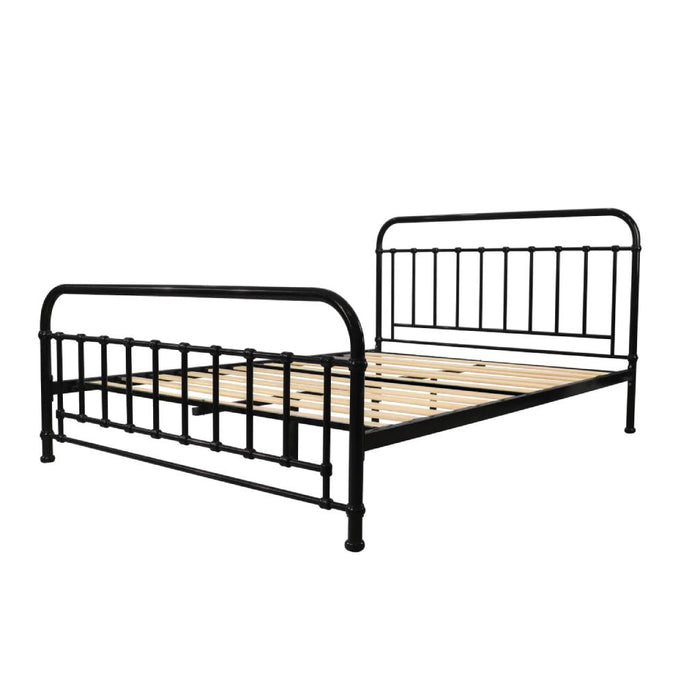 Black Akira Metal Bed