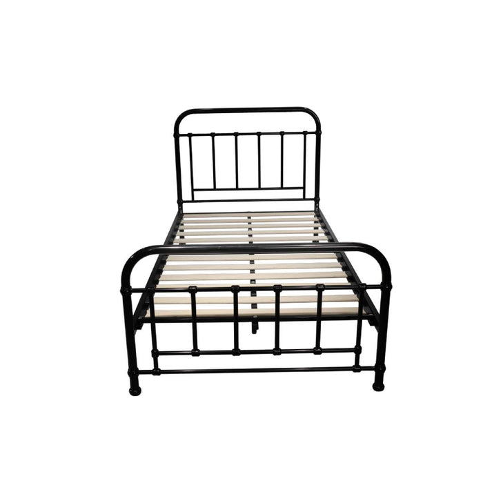 Black Akira Metal Bed Frame