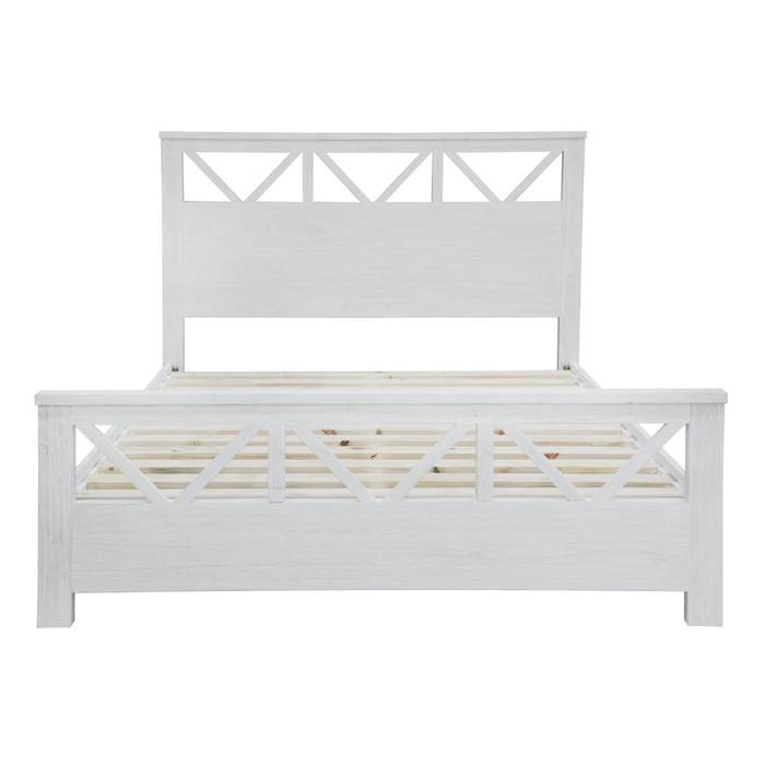 Atlantic 4 Piece King Bed Tallboy Suite White