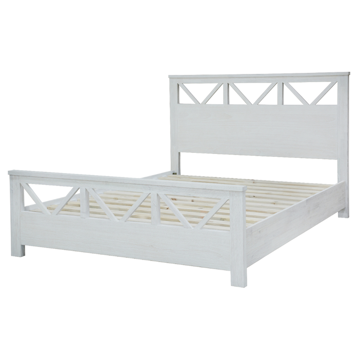 Atlantic 4 Piece King Bed Tallboy Suite White