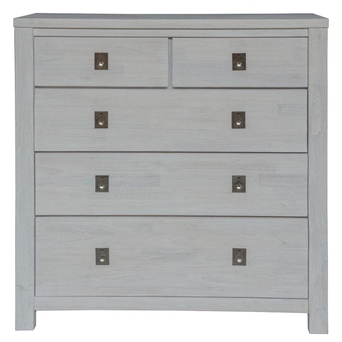 Atlantic 4 Piece King Bed Tallboy Suite White