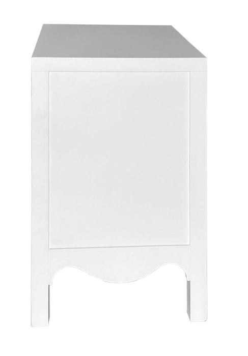 Hornsby 2 Drawer Bedside White