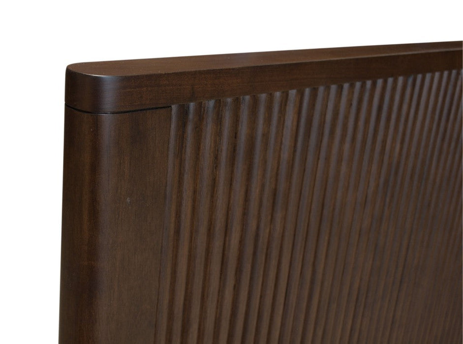 Cots Solid Timber Queen Bed Frame - Walnut