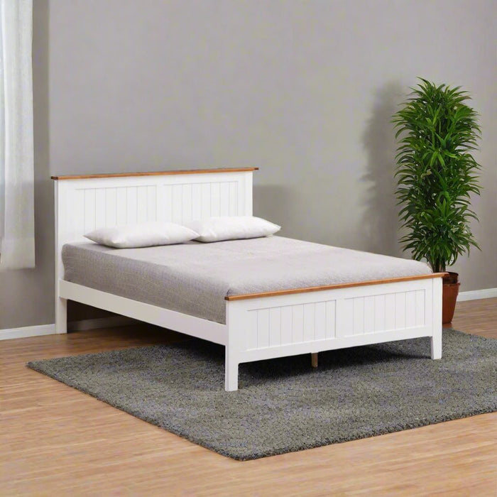 White Concord Timber Bed