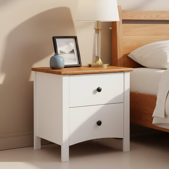 Courtney 2 Drawer Bedside
