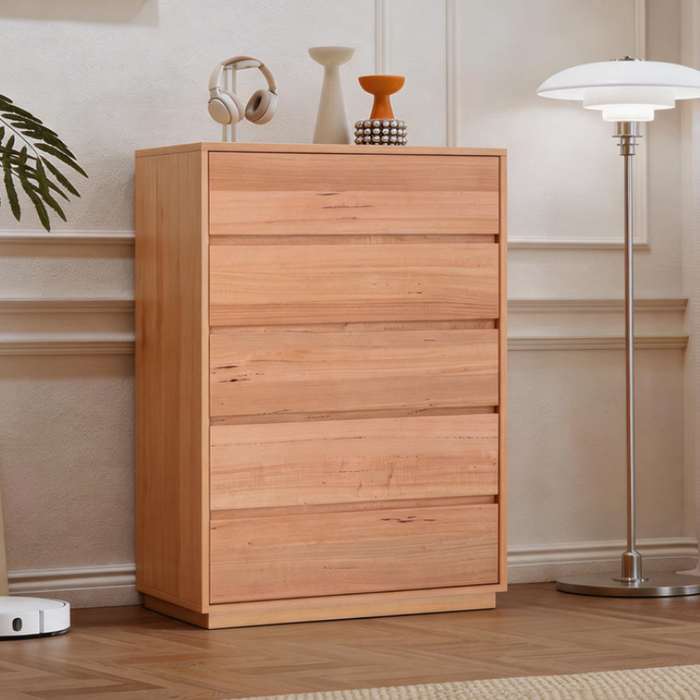 Waratah Tallboy 6 Chest of Drawers Solid Messmate Wood Storage Cabinet
