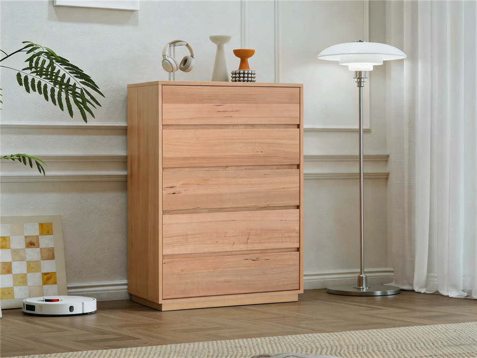 Waratah Tallboy 6 Chest of Drawers Solid Messmate Wood Storage Cabinet