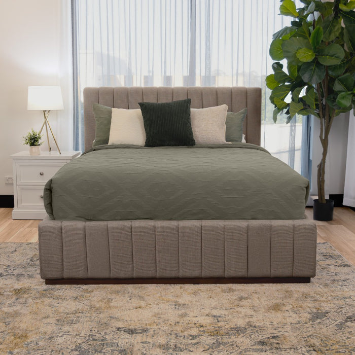 Linco Queen Bed with Storage - Smoke