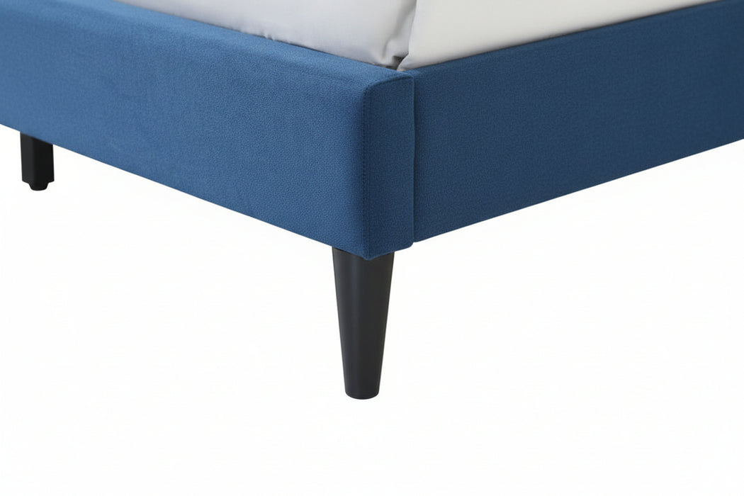 Davies Double Bed Frame - Blue