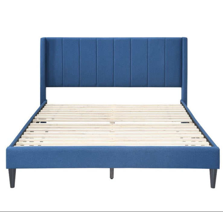 Davies Double Bed Frame - Blue