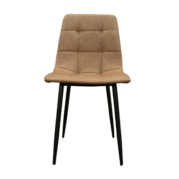 Arthur Faux Leather Set of 4 Dining Chair - Tan
