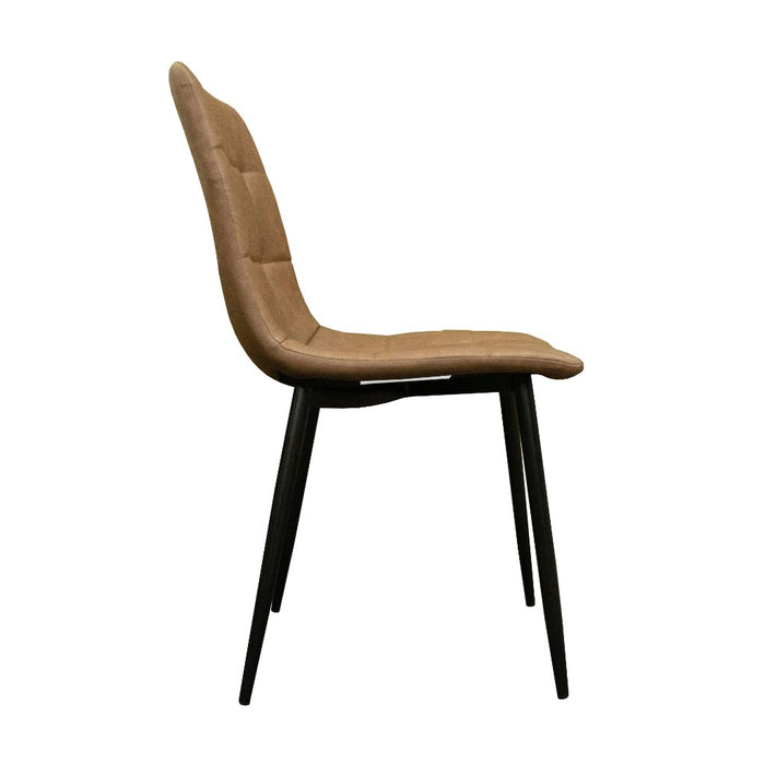 Arthur Faux Leather Set of 4 Dining Chair - Tan