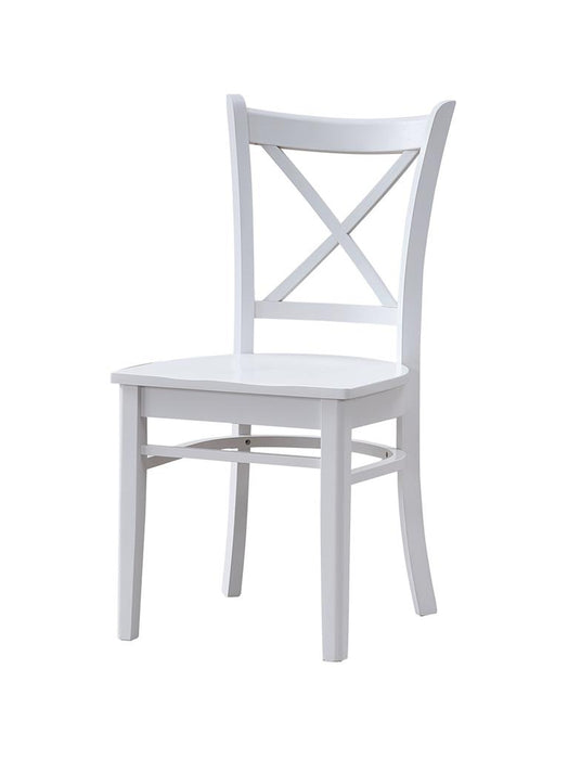 Cairns 5 Piece Dining Set White – Hamptons Style - Sydney Dining