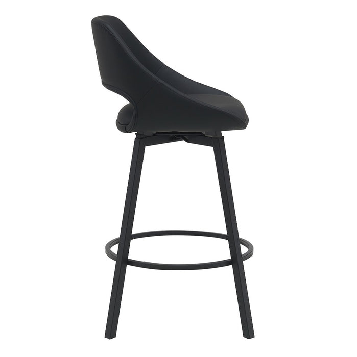 Disito Swivel Bar Chair, Black